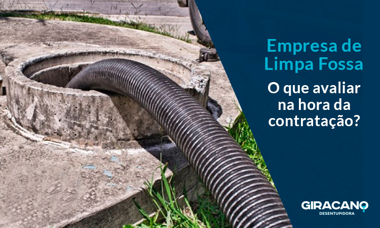 Empresa de limpa fossa 