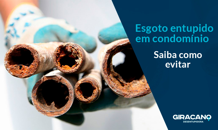 Entupimento de esgoto em condomínio