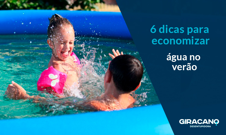 Economizar água no verão