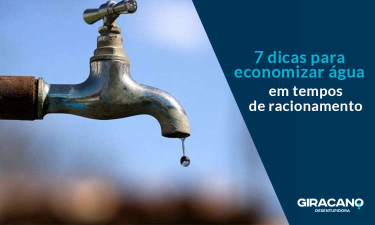 Economizar água em tempos de racionamento