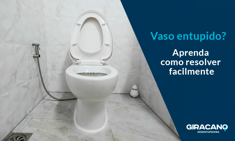 Vaso entupido? Aprenda como resolver facilmente
